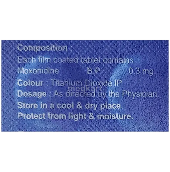 moxonol 0.3 tablet 10's